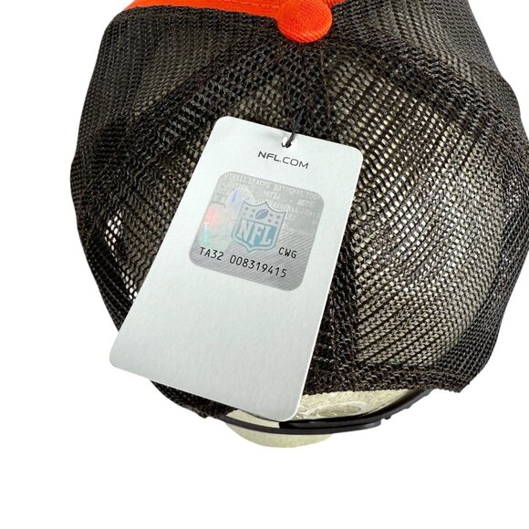 Cleveland Browns NFL Football Team Headwear Snapback Hat Brown And Orange NEW - Picture 6 of 7